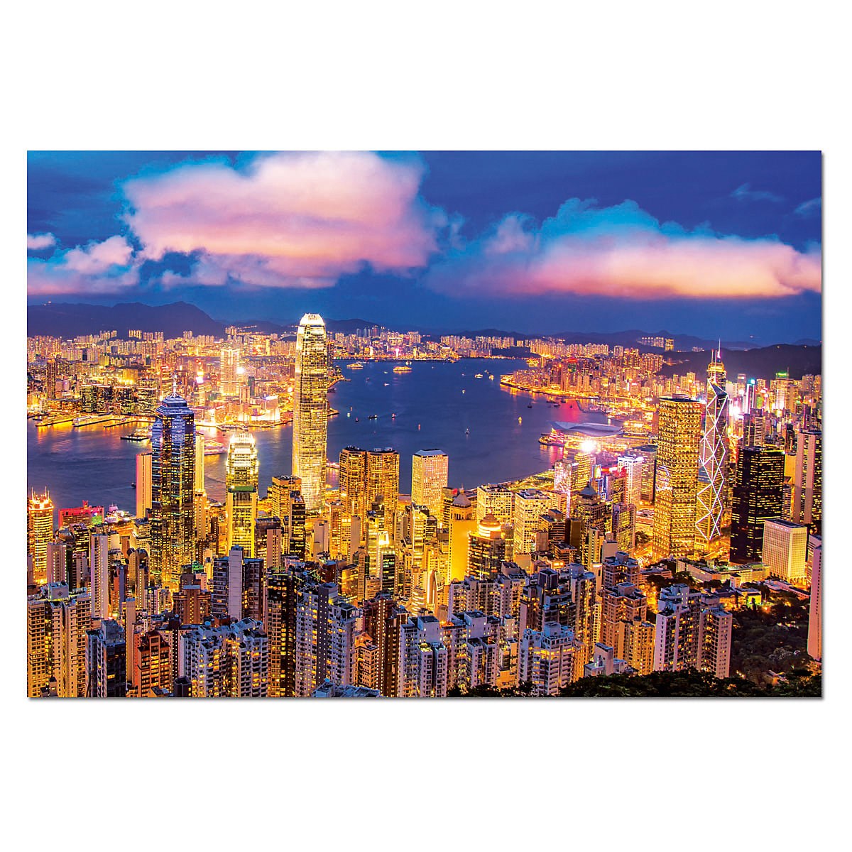 Puzzle Hong Kong Skyline 1000 PCs Educa